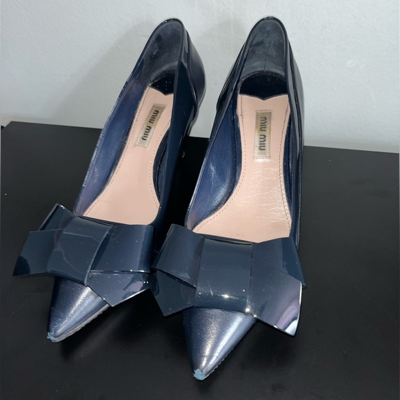 MIU MIU Bow Pump Heels Size 36 - Picture 2 of 7